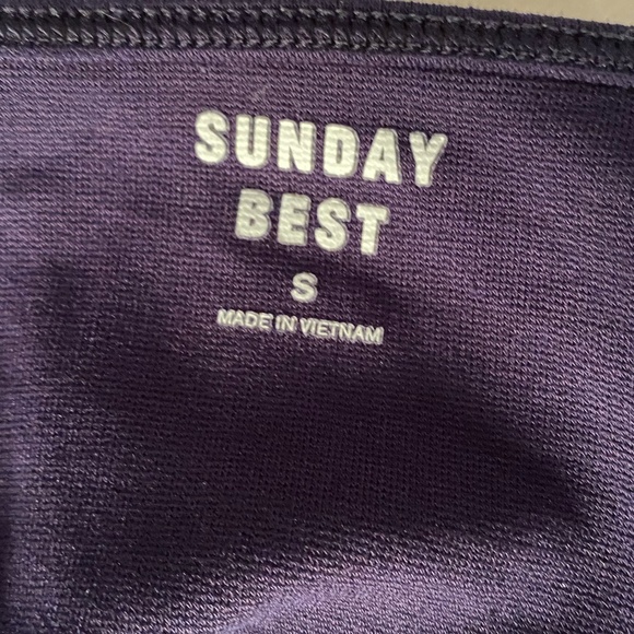 Sunday best Navy blue tank top - Picture 2 of 2